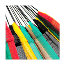 Rede de Dormir Amazonas Nylon Listrado Modelo Jamaica Rede de Dormir Amazonas Nylon Listrado Modelo Jamaica