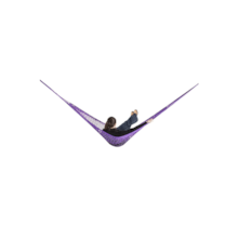 Rede de Dormir Camping Nylon Impermeavel Lilas