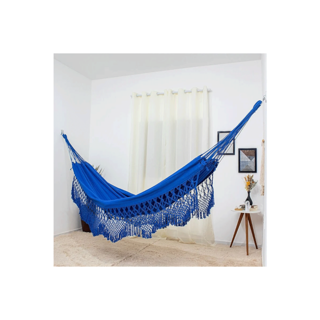 Rede de Dormir Casal Clone Azul Rede de Dormir Casal Clone Azul