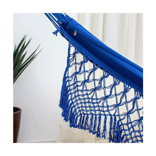 Rede de Dormir Casal Clone Azul Rede de Dormir Casal Clone Azul