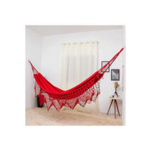 Rede de Dormir Casal Clone Vermelha Rede de Dormir Casal Clone Vermelha