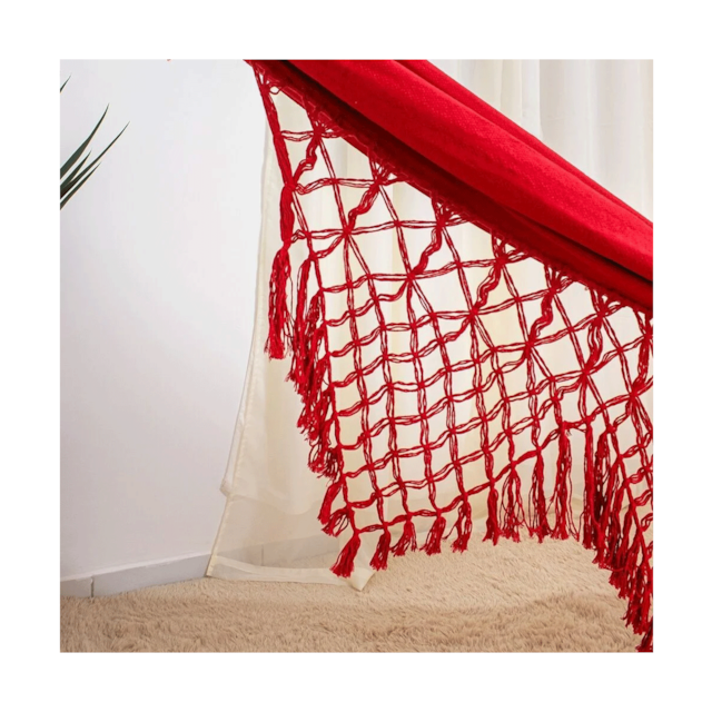 Rede de Dormir Casal Clone Vermelha Rede de Dormir Casal Clone Vermelha