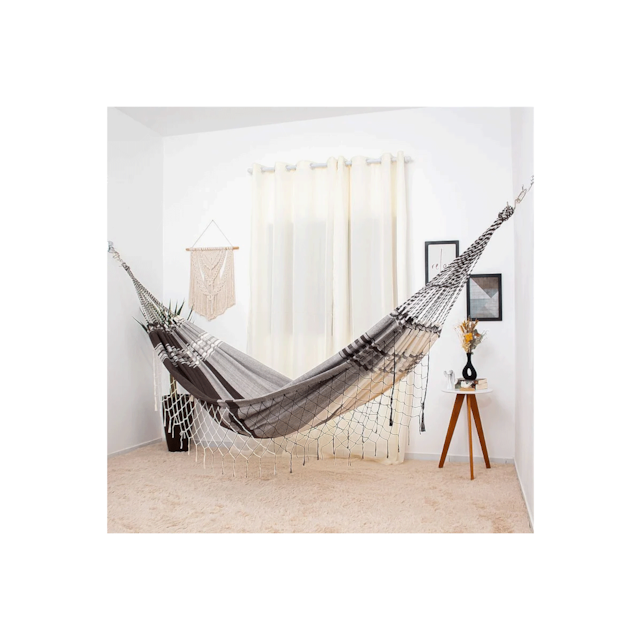 Rede de Dormir Casal Pernambucana Bege Rede de Dormir Casal Pernambucana Bege