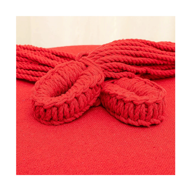 Rede de Dormir Casal Pernambucana Vermelha Rede de Dormir Casal Pernambucana Vermelha