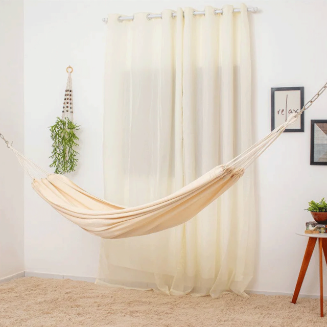 Rede De Dormir Individual Bege Rede De Dormir Individual Bege