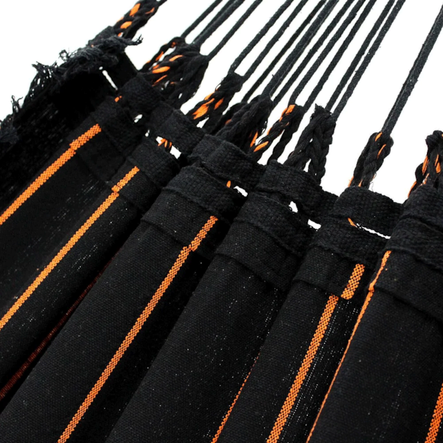 Rede De Dormir Tropical Preto Listrado Rede De Dormir Tropical Preto Listrado