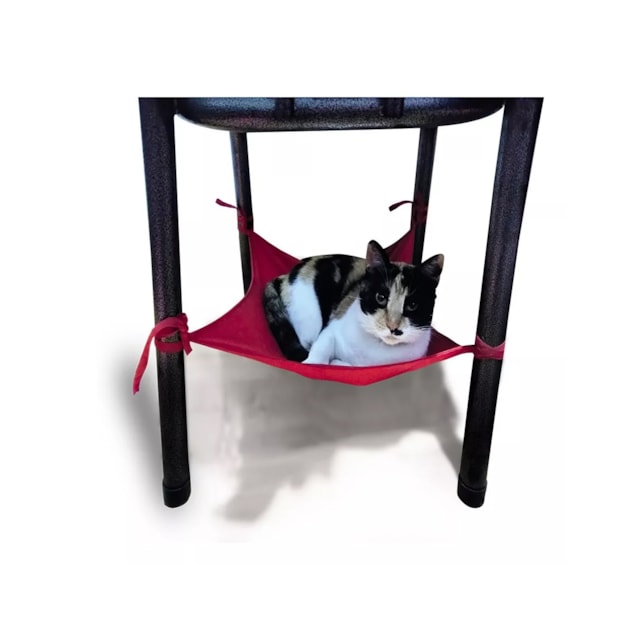 Rede Para Gatos Cama Pet De Fixar Amarrar Em Cadeiras 35x35