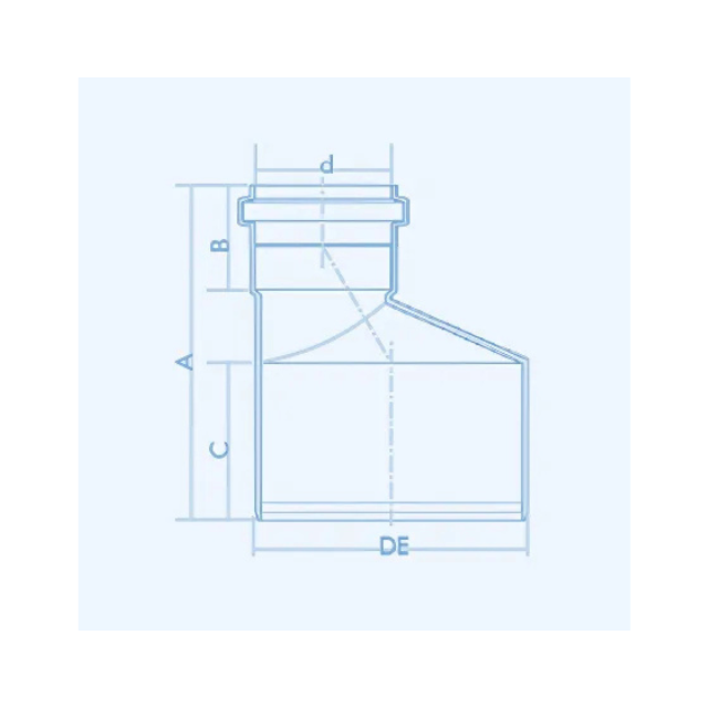 Redução de PVC para Esgoto 100 x 75mm - FORTLEV Redução de PVC para Esgoto 100 x 75mm - FORTLEV