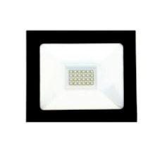 Refletor LED 20w 6500k Preto - Economax
