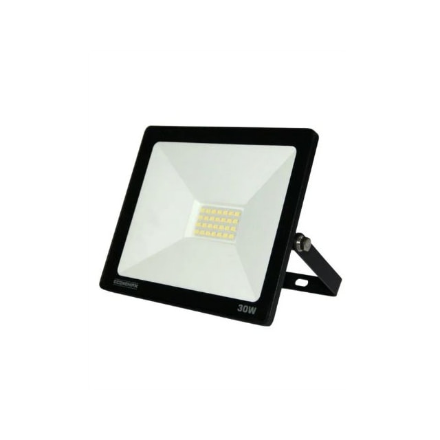 Refletor LED 30w 6500k Preto - Economax