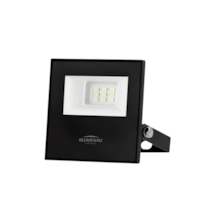 Refletor LED Play Quadrado Preto 6500K 10W - BLUMENAU