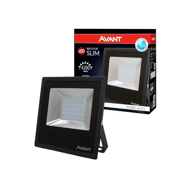 Refletor LED Slim Branco 6500K - AVANT