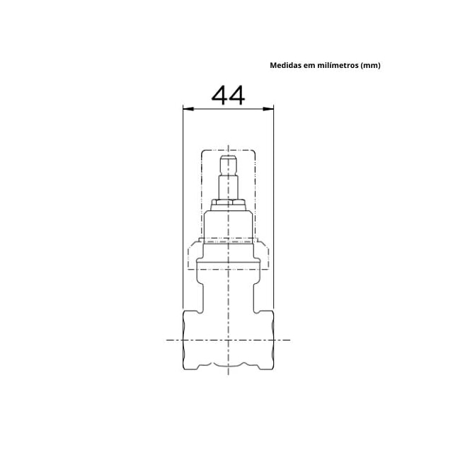 Registro de Gaveta Base 1/2" - DOCOL