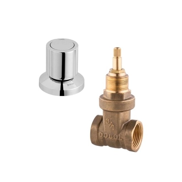 Registro de Gaveta Base 3/4" com Acabamento Itapema Bella - Docol Registro de Gaveta Base 3/4" com Acabamento Itapema Bella - Docol