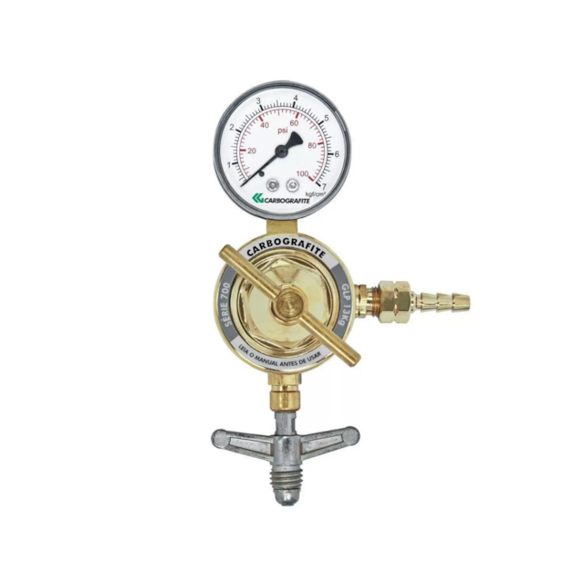 Regulador de Pressão para Cilindro GLP 13Kg  Serie 700 - CARBOGRAFITE Regulador de Pressão para Cilindro GLP 13Kg  Serie 700 - CARBOGRAFITE
