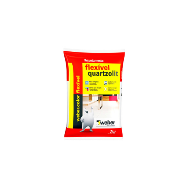 Rejunte Flex Branco 1KG - QUARTZOLIT