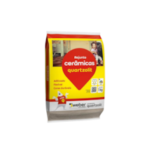 Rejunte Flex Cinza Platina 1KG - QUARTZOLIT