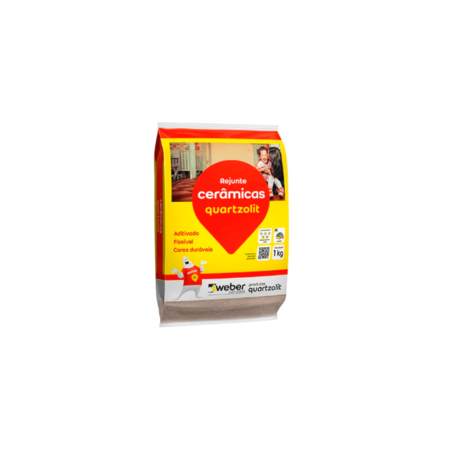 Rejunte Flex Marrom Tabaco 1KG - QUARTZOLIT Rejunte Flex Marrom Tabaco 1KG - QUARTZOLIT