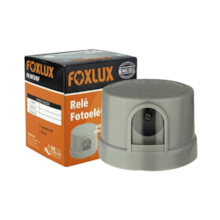 Relé Fotoelétrico Cinza 220V - FOXLUX