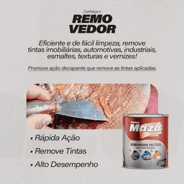 Removedor Pastoso 225ml - MAZA Removedor Pastoso 225ml - MAZA