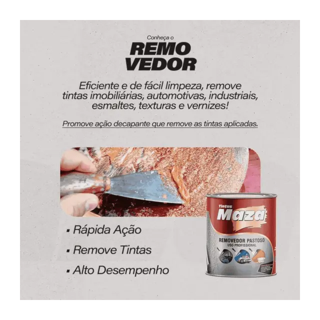 Removedor Pastoso 900ml - MAZA Removedor Pastoso 900ml - MAZA
