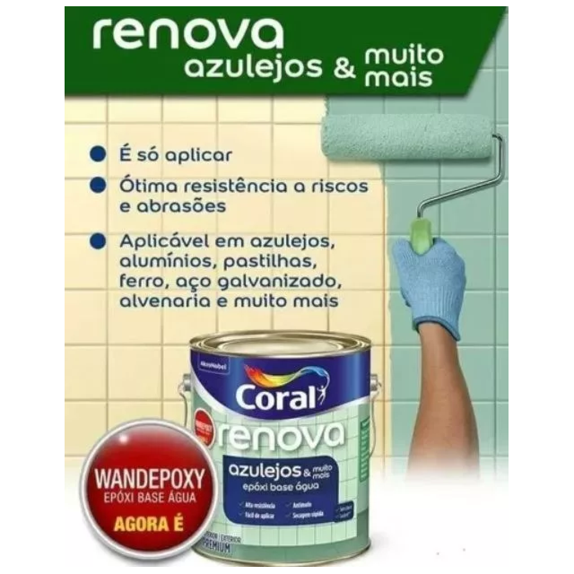 Renova Epóxi Brilhante Branco 3,6 Litros - CORAL