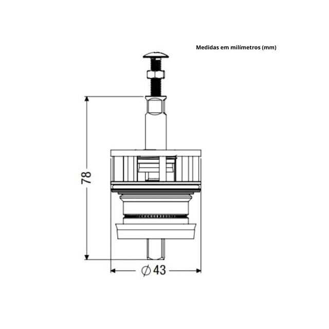 Reparo para Válvulo de Descarga 1" 1/2" - Docol Reparo para Válvulo de Descarga 1" 1/2" - Docol
