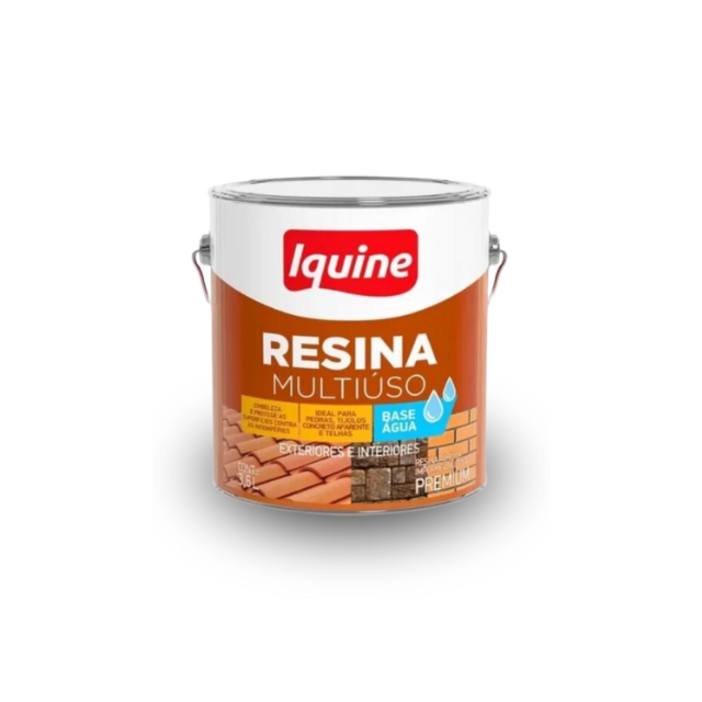 Resina Multiuso 3,6 Litros à Base de Água Incolor - IQUINE