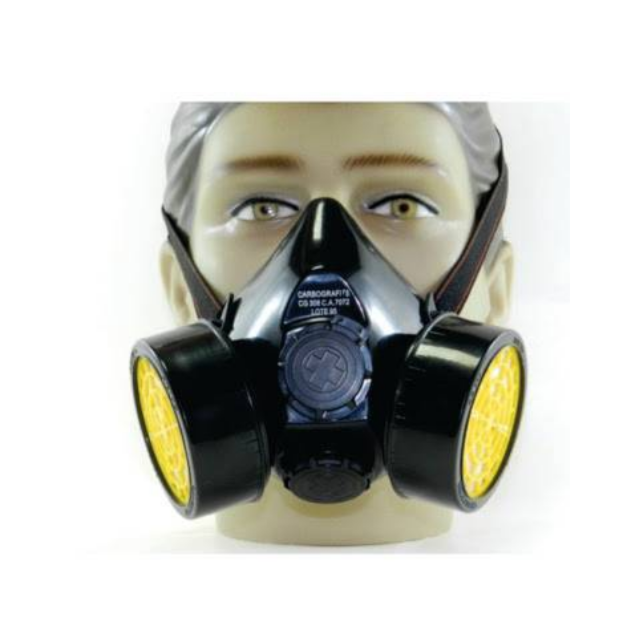 Respirador Semifacial de Proteção CG 306 - Carbografite  Respirador Semifacial de Proteção CG 306 - Carbografite