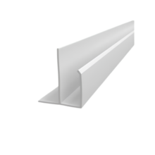 Roda Forro PVC Arremate Tipo F 8mm Branco - SMD