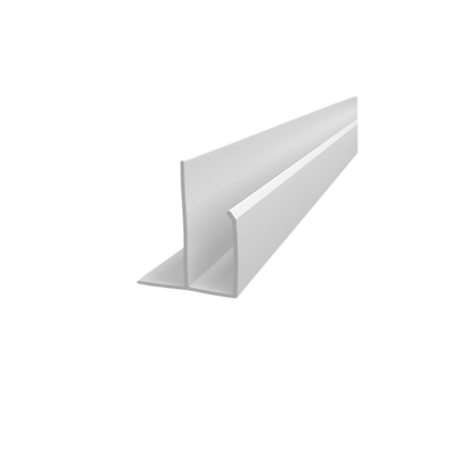 Roda Forro PVC Arremate Tipo F 8mm Branco - SMD