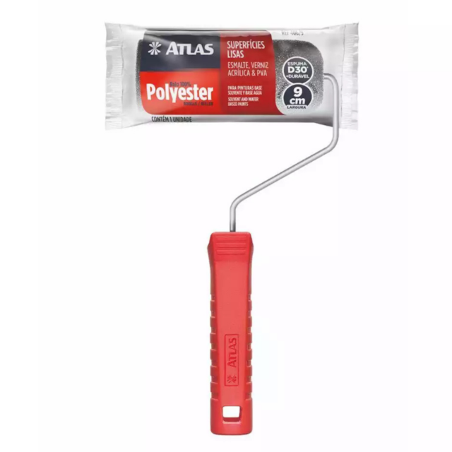 Rolo de Espuma 9cm 406/9 Cinza - ATLAS