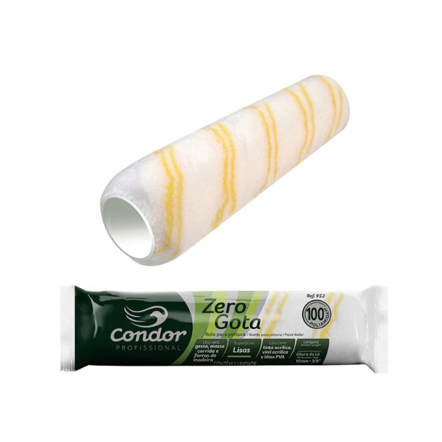 Rolo de Lã para Pintura Zero Gota 952 23cm - Condor