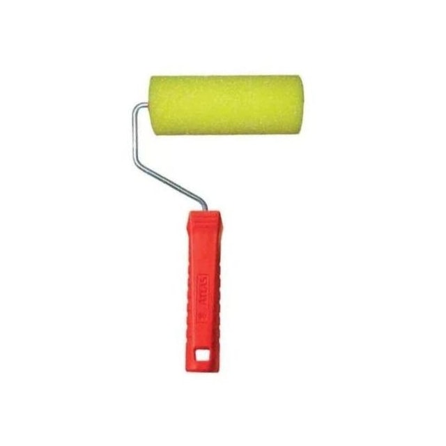 Rolo de Pintura de Espuma Amarelo 9cm - ATLAS Rolo de Pintura de Espuma Amarelo 9cm - ATLAS