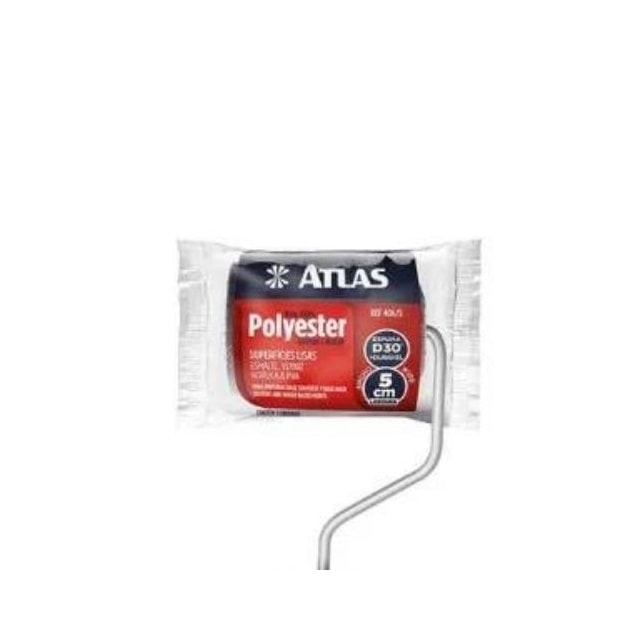 Rolo de Pintura de Espuma Cinza 5cm - ATLAS Rolo de Pintura de Espuma Cinza 5cm - ATLAS