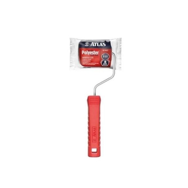 Rolo de Pintura de Espuma Cinza 5cm - ATLAS Rolo de Pintura de Espuma Cinza 5cm - ATLAS