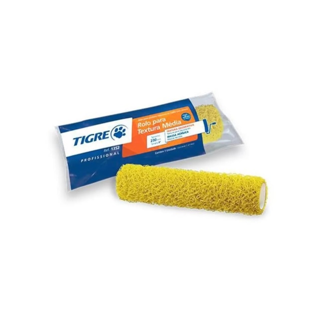 Rolo para Textura Média 23cm - Tigre  Rolo para Textura Média 23cm - Tigre