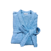 Roupão de Banho Briza Atoalhado Adulto 100% Algodão Manga Curta - Azul G Roupão de Banho Briza Atoalhado Adulto 100% Algodão Manga Curta - Azul G