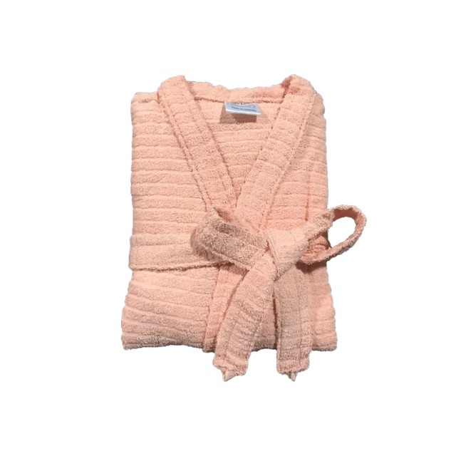 Roupão de Banho Briza Atoalhado Feminino Adulto 100 Algodão Manga Curta  - Tam Unico Salmão Roupão de Banho Briza Atoalhado Feminino Adulto 100 Algodão Manga Curta  - Tam Unico Salmão