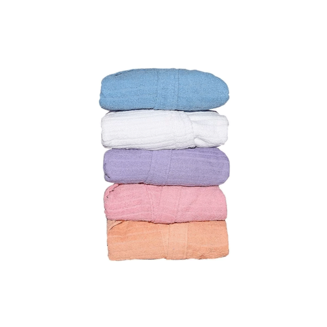 Roupão de Banho Briza Atoalhado Juvenil 100% Algodão Manga Curta - Branco 16 Roupão de Banho Briza Atoalhado Juvenil 100% Algodão Manga Curta - Branco 16