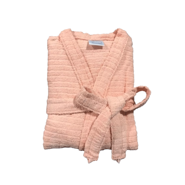 Roupão de Banho Briza Atoalhado Juvenil 100% Algodão Manga Curta - Salmão 16 Roupão de Banho Briza Atoalhado Juvenil 100% Algodão Manga Curta - Salmão 16