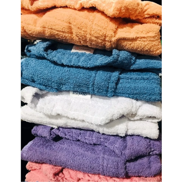 Roupão de Banho Briza Atoalhado Juvenil 100% Algodão Manga Curta - Salmão 16 Roupão de Banho Briza Atoalhado Juvenil 100% Algodão Manga Curta - Salmão 16