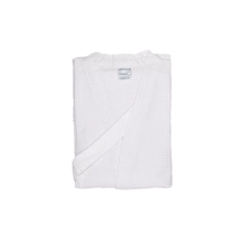 Roupão de Banho Briza Pique Adulto 100% Algodão Manga Curta  - Branco G Roupão de Banho Briza Pique Adulto 100% Algodão Manga Curta  - Branco G