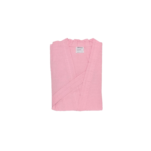Roupão de Banho Briza Pique Adulto 100% Algodão Manga Curta  - Rosa M Roupão de Banho Briza Pique Adulto 100% Algodão Manga Curta  - Rosa M