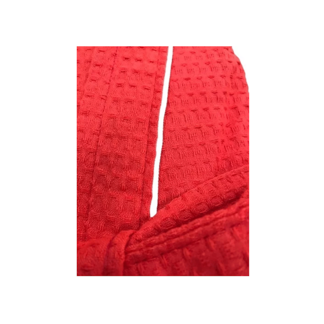 Roupão de Banho Briza Pique Adulto c/ Vies 100% Algodão Manga Curta  - Goiaba M Roupão de Banho Briza Pique Adulto c/ Vies 100% Algodão Manga Curta  - Goiaba M