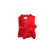 Roupão de Banho Briza Veludo Adulto 100% Algodão Manga Curta  - Goiaba GGGG Roupão de Banho Briza Veludo Adulto 100% Algodão Manga Curta  - Goiaba GGGG