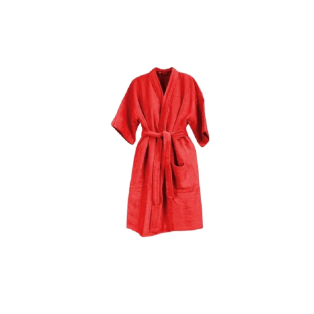 Roupão de Banho Briza Veludo Adulto 100% Algodão Manga Curta  - Goiaba GGGG Roupão de Banho Briza Veludo Adulto 100% Algodão Manga Curta  - Goiaba GGGG