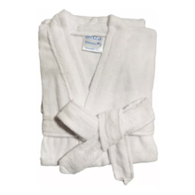 Roupão de Banho Briza Veludo Infantil 100% Algodão Manga Curta  - Branco 10 Roupão de Banho Briza Veludo Infantil 100% Algodão Manga Curta  - Branco 10