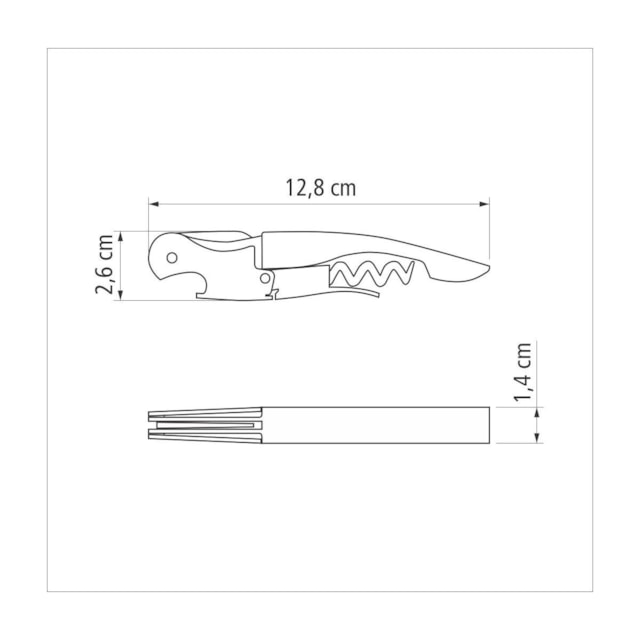 Saca Rolha Inox Tramontina