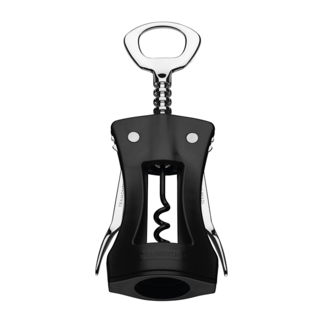 Saca Rolhas Tramontina Harmoniza com Corpo em ABS e Abridor de Zamak Preto Saca Rolhas Tramontina Harmoniza com Corpo em ABS e Abridor de Zamak Preto